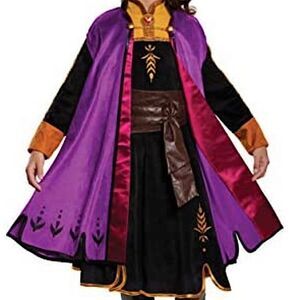 Disney Disguise Anna Frozen 2 Prestige Girls Halloween Costume dress-2 piece 4/6
